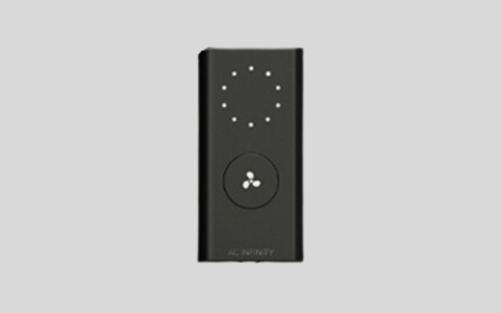 Inline fan remote with recommended speed settings